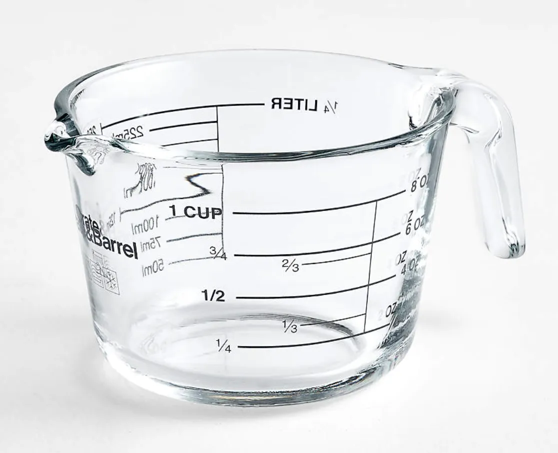 1-Cup Glass Measuring Cup