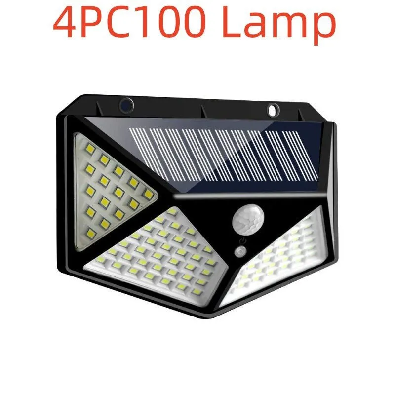 100 LED Solar Wall Light