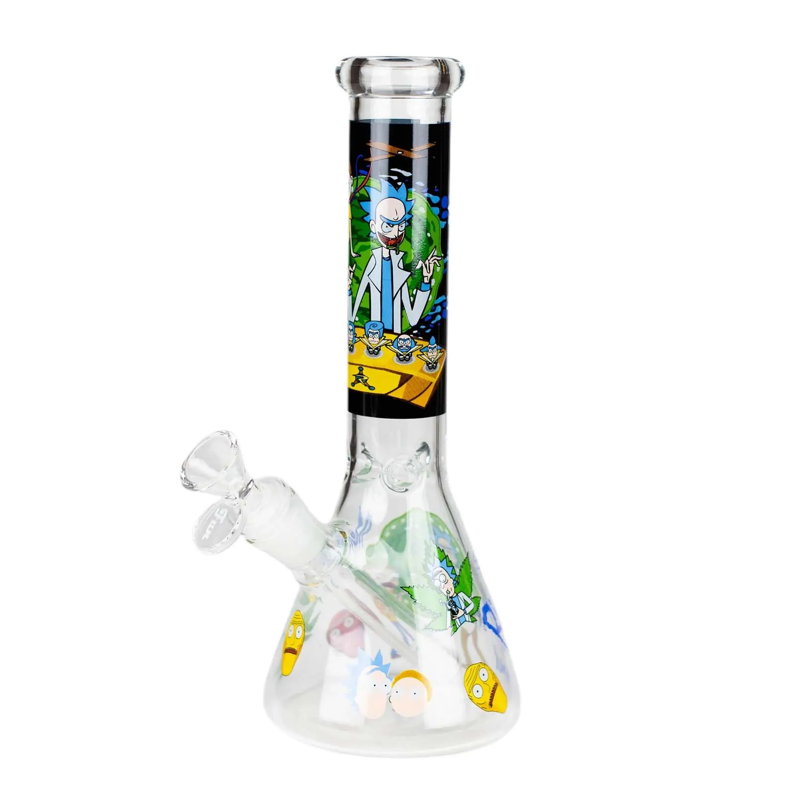 10" 4mm Thick Glass Beaker R&M Design