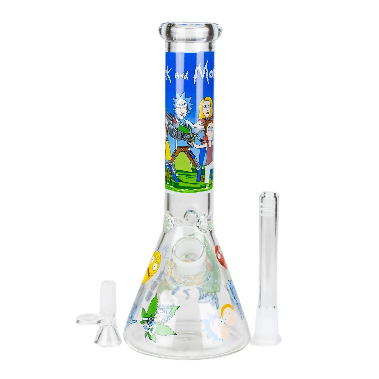 10" 4mm Thick Glass Beaker R&M Design