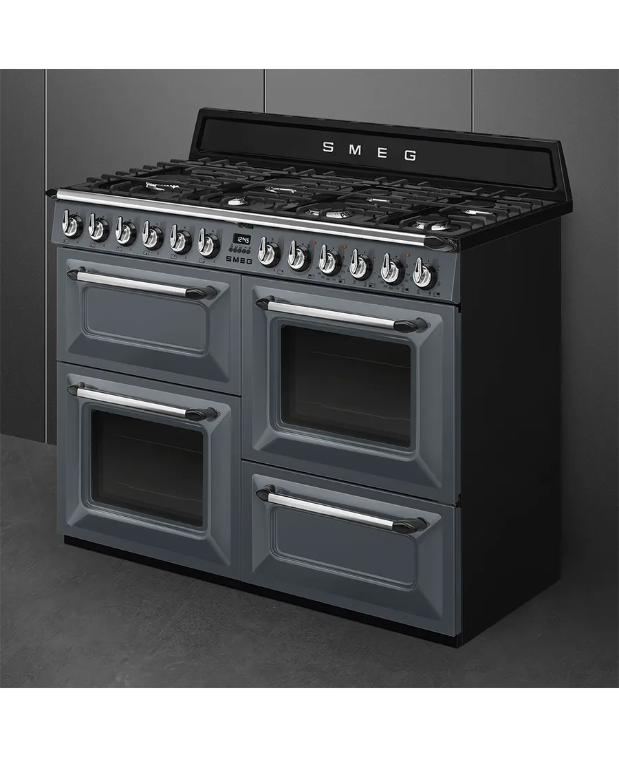 110cm Victoria Traditional Dual Fuel Range Cooker | Slate Grey