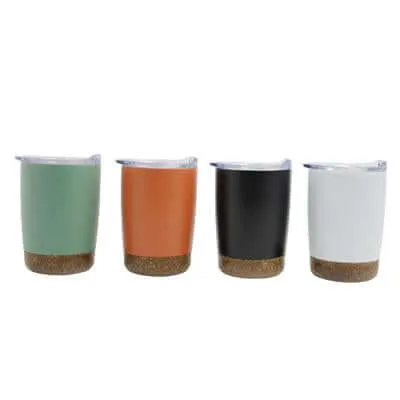 12oz Cork Base Double Wall Stainless Steel Cup