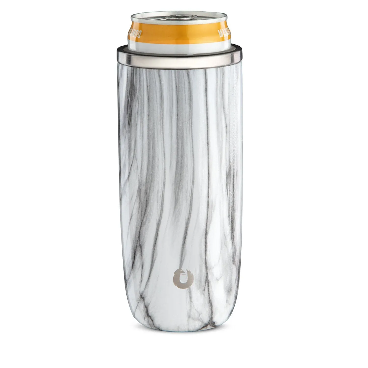 12oz Slim Can Cooler and Cocktail Glass