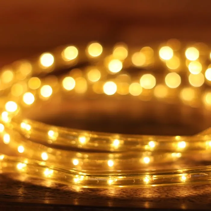 1/2" Yellow Incandescent Rope Lights