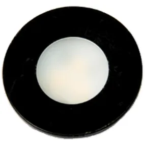 12VDC Recess Mount LED Slim Puck Mini, 3000K, 90 Lumens, Black