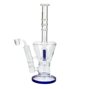 13" AQUA Glass 2-in-1 Sowerhead Percolator Glass Bong