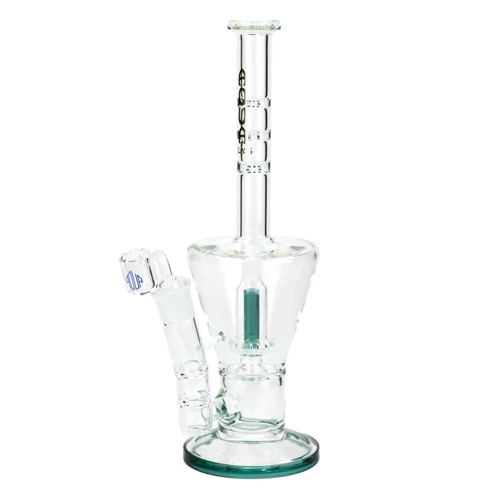 13" AQUA Glass 2-in-1 Sowerhead Percolator Glass Bong