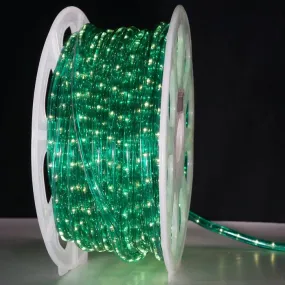 150' 1/2" Green Incandescent Rope Lights