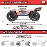 1/8 KRATON 4X4 6S BLX BRUSHLESS V6 SPEED TRUCK RTR (Blue/Orange)