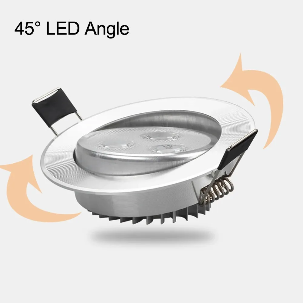 1Pcs AC85V-265V 9W/15W/21W Ceiling downlight LED lamp Recessed Spot light  LED Driver For home illumination Dropshipping