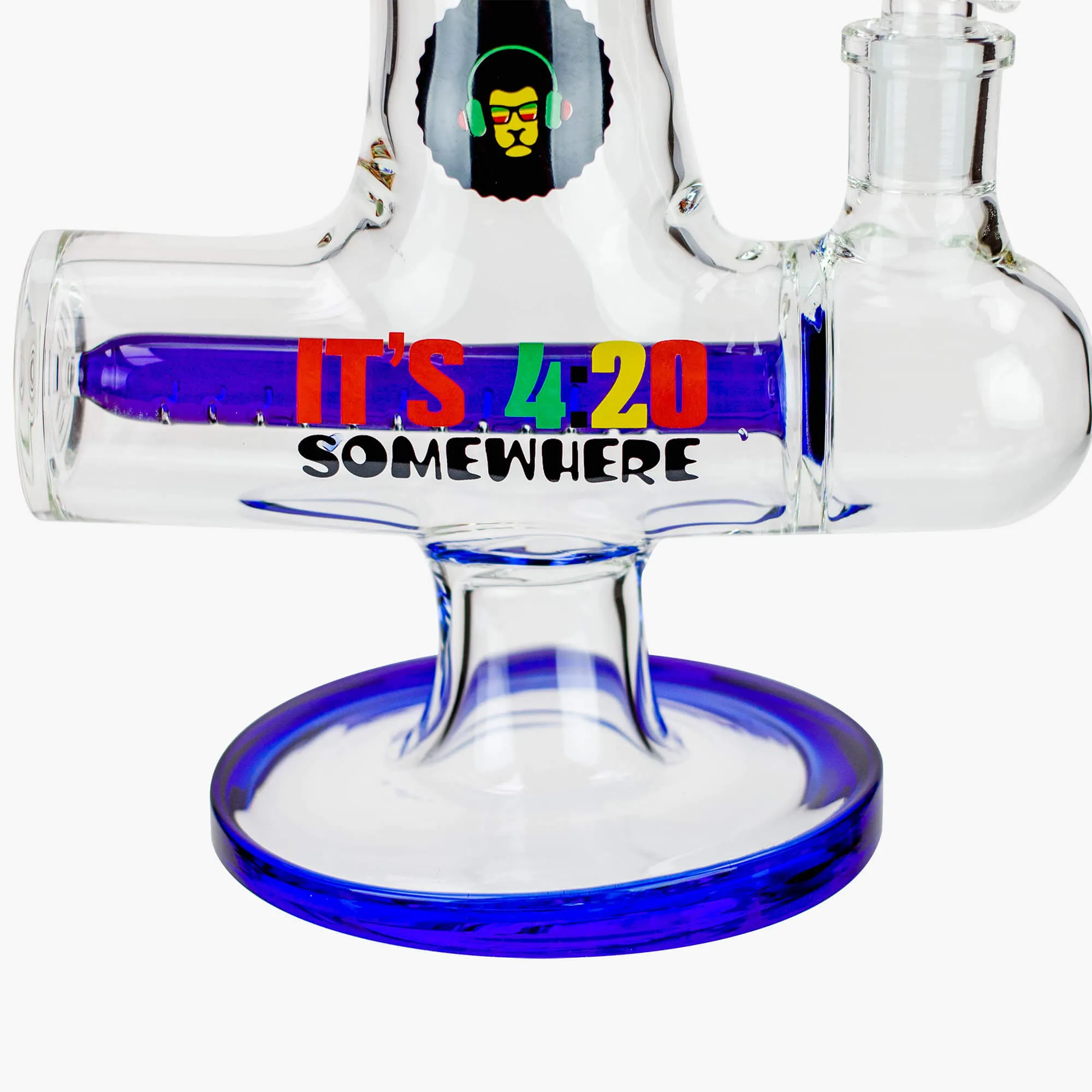 21" Xtream Kink Zong inline Diffuser Glass Water Bong