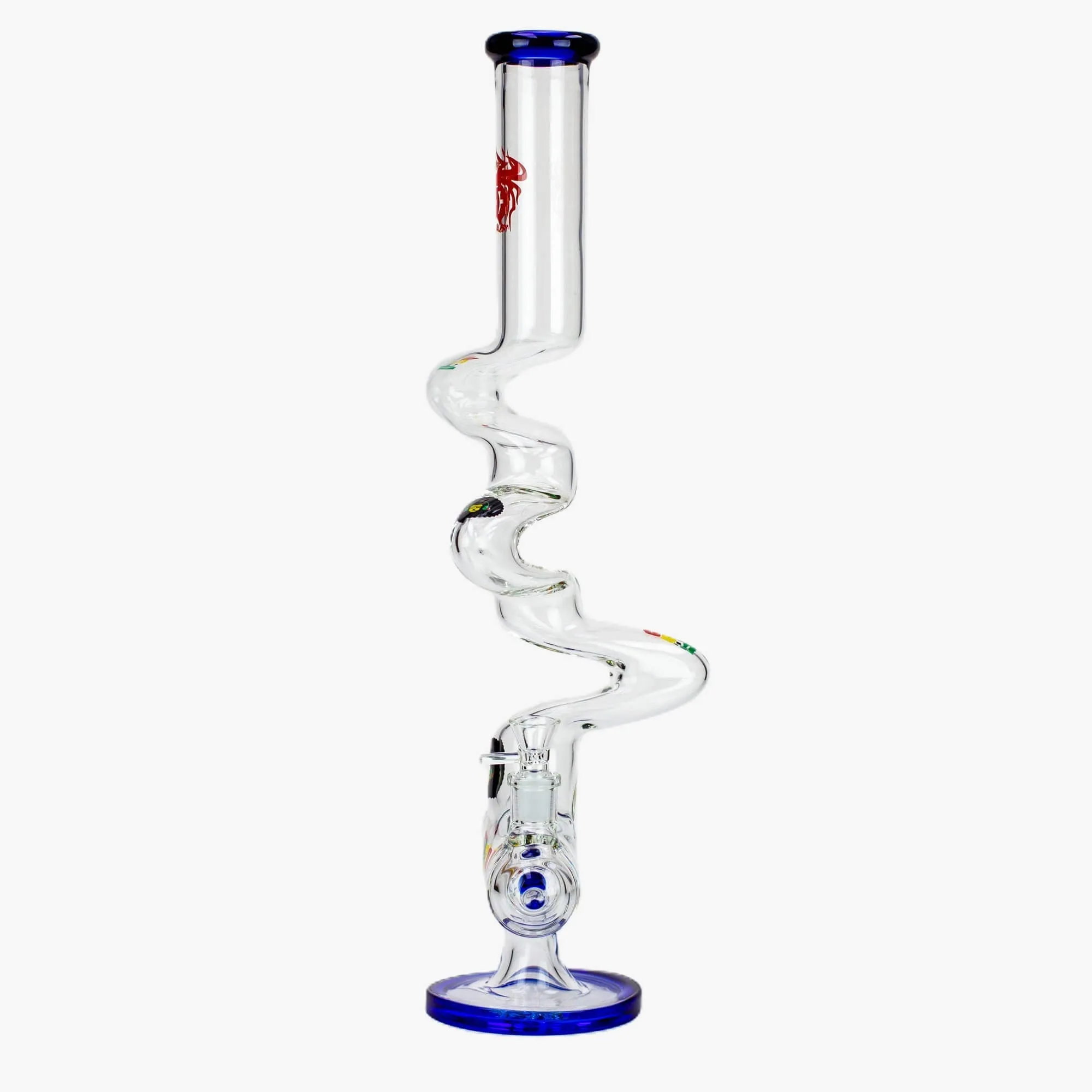 21" Xtream Kink Zong inline Diffuser Glass Water Bong