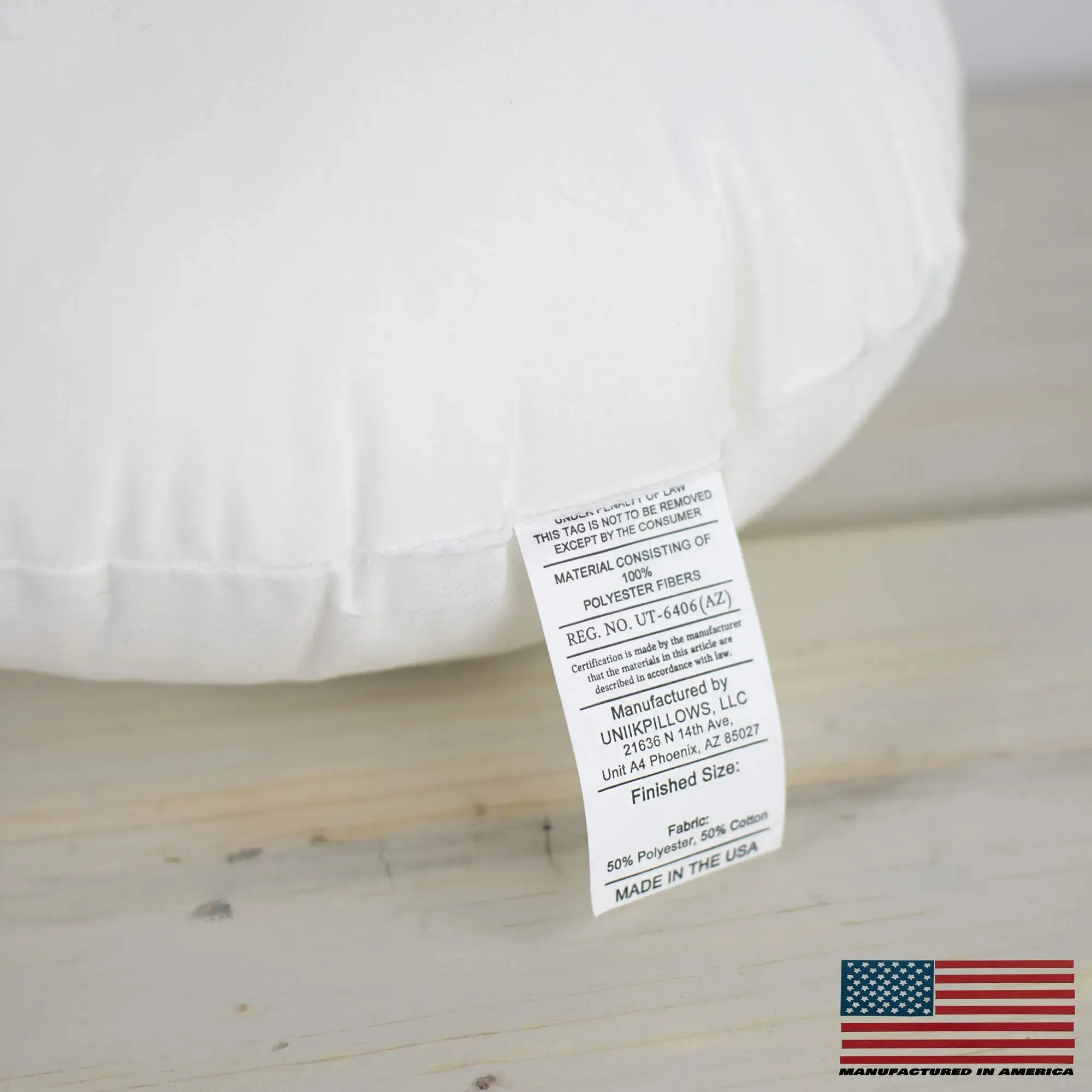 29" | Round Angel Hair Insert | Indoor Outdoor Down Alternative Hypoallergenic Pillow Insert | Quality Insert | Premium Insert