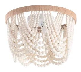 3-Lights Beads Design Flush Mount Lighting