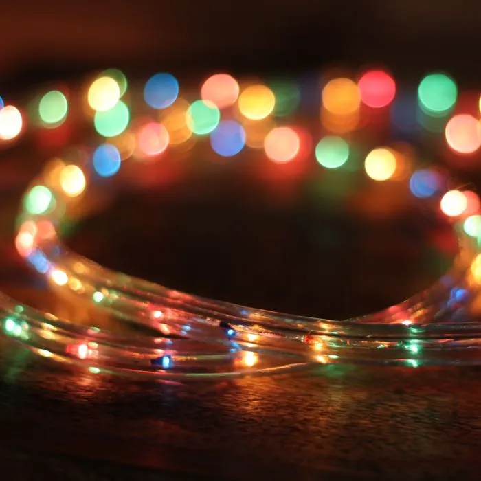 3/8" Multicolor Incandescent Rope Lights