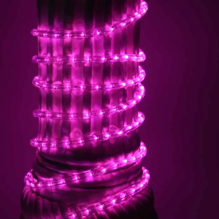 3/8" Pink LED Rope Lights