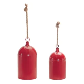 6-10.5" Red Bell Ornament