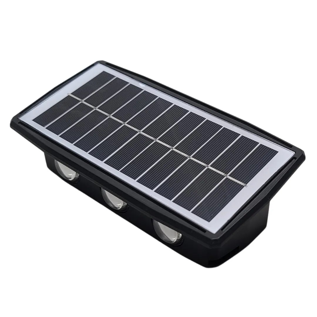 6 LED Solar Wall Light 1000 Lumens