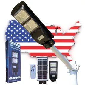 60W Solar Street Light 6000 Lumens