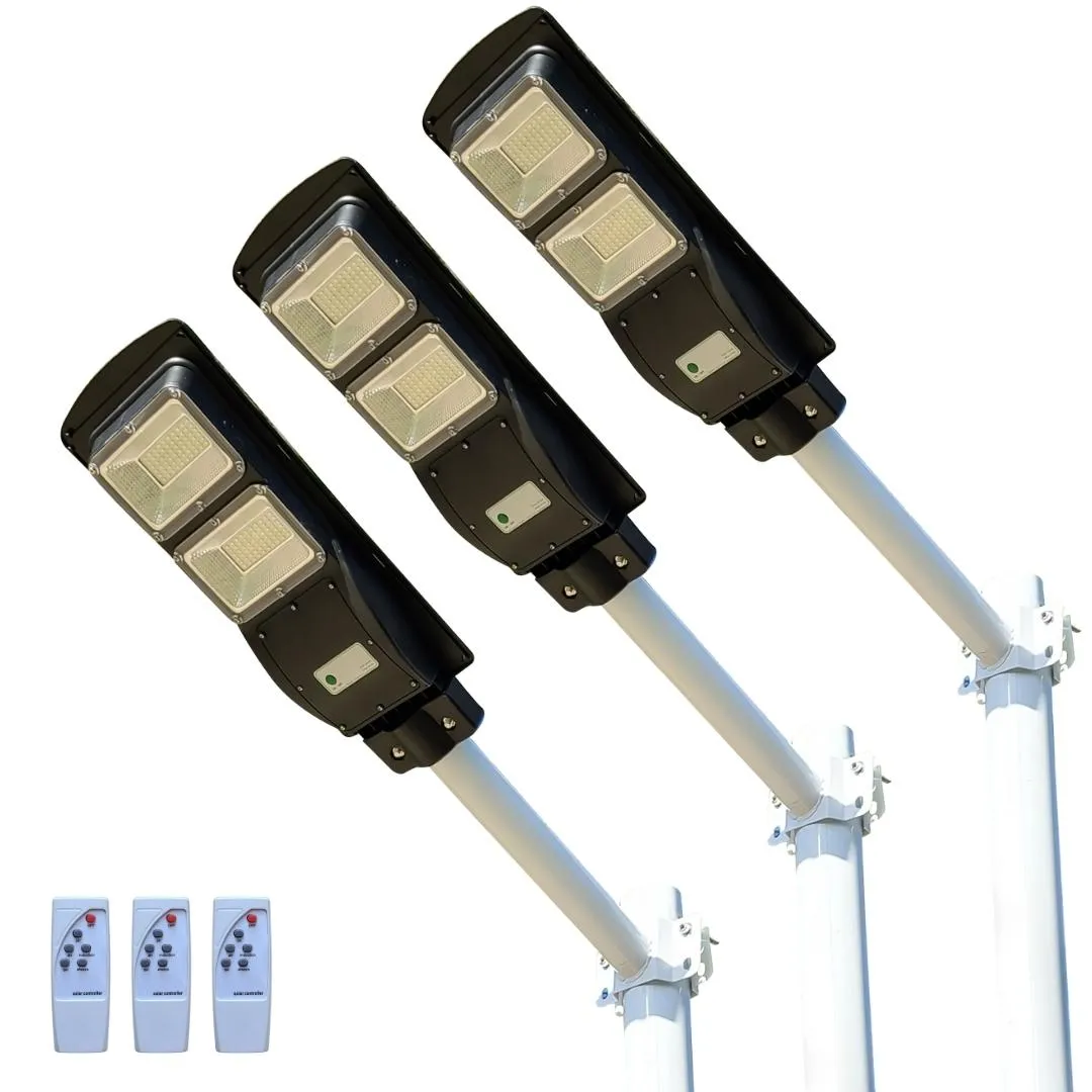 60W Solar Street Lights 6000 Lumens