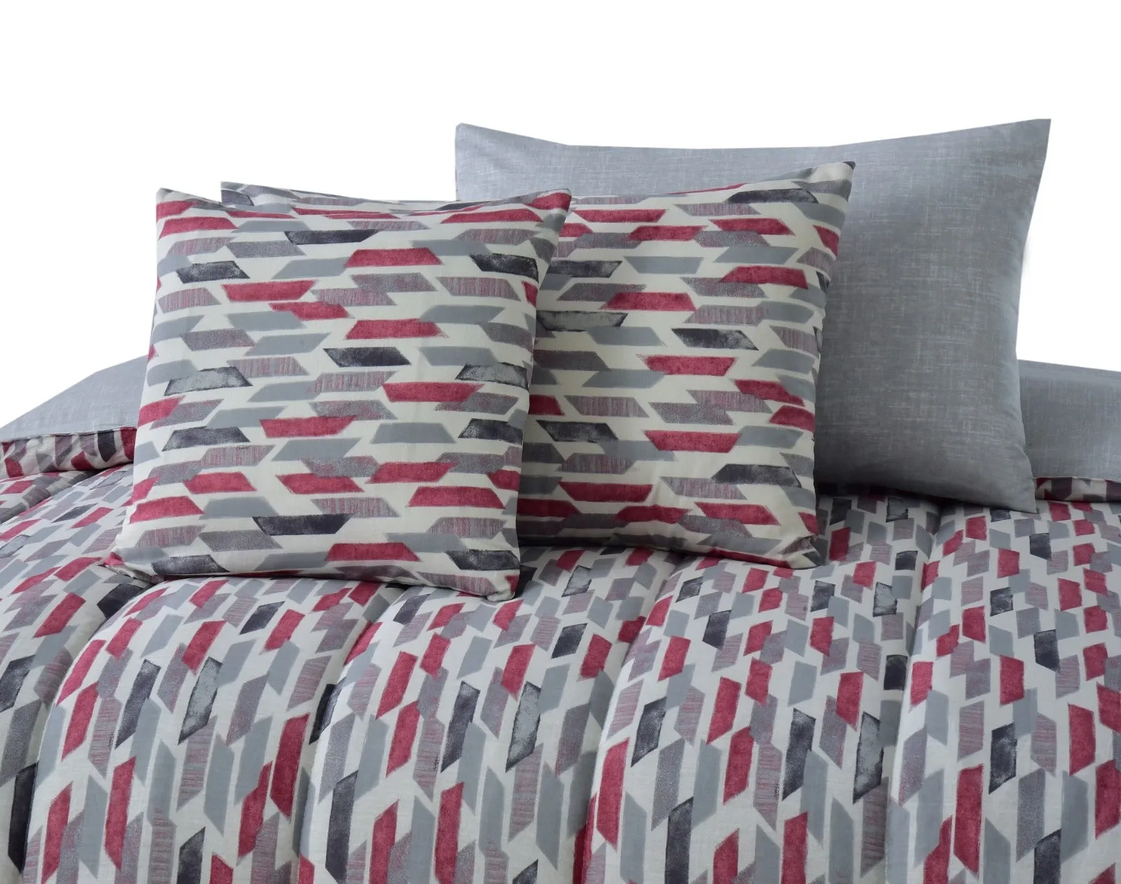 8 PCs Winter Comforter Set- Abstract Art