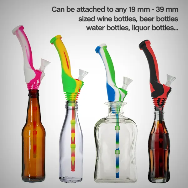 8" Universal Traveler Water Bottle Pipe