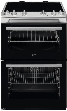 AEG 5000 SurroundCook CIX6500ABM 60cm Electric Cooker with Induction Hob - Stainless Steel