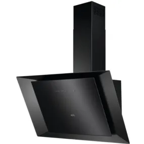 AEG DVK6981HB SilenceTech 90cm Chimney Cooker Hood, Black, A  Rated