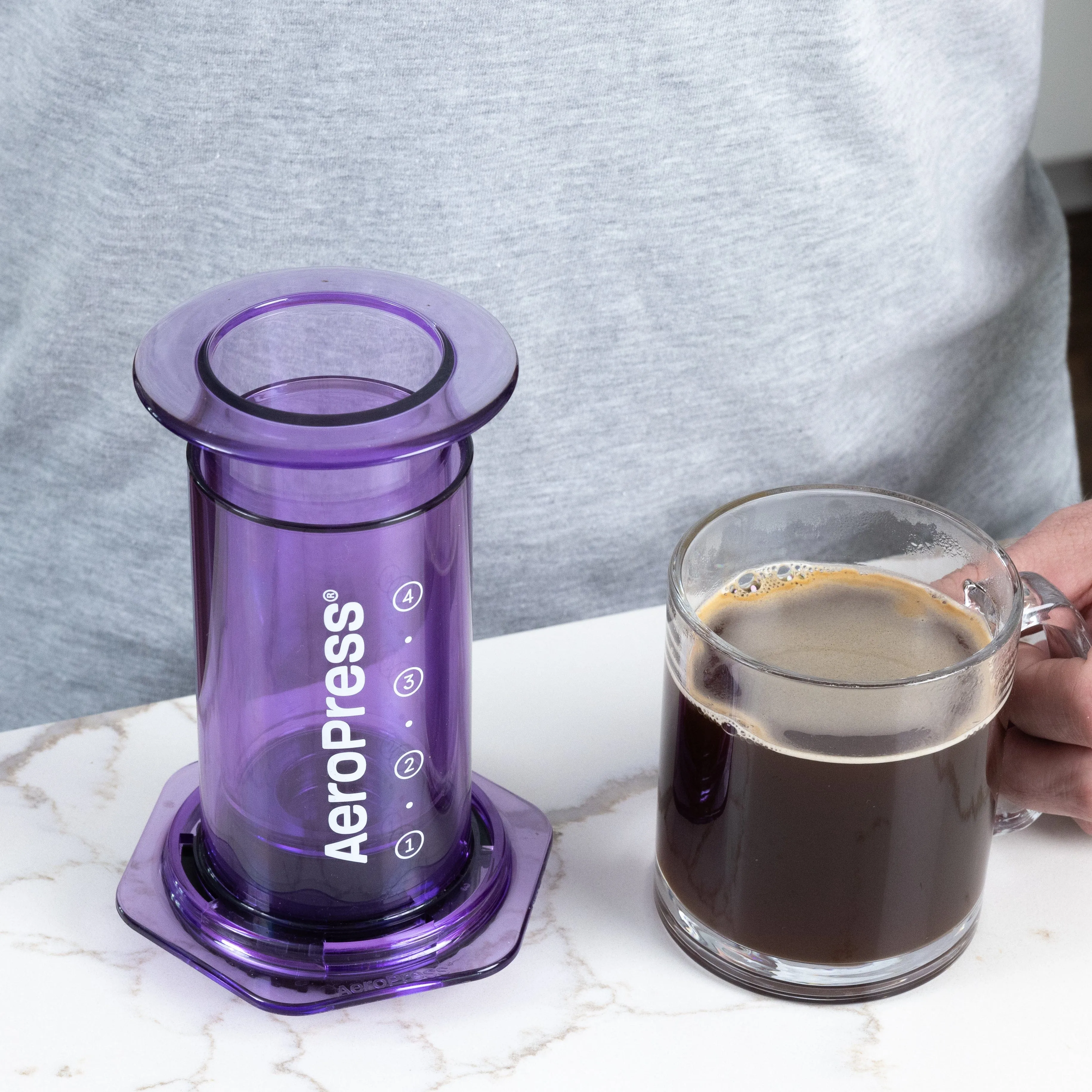 Aeropress Purple Travel brewer / Coffee Maker