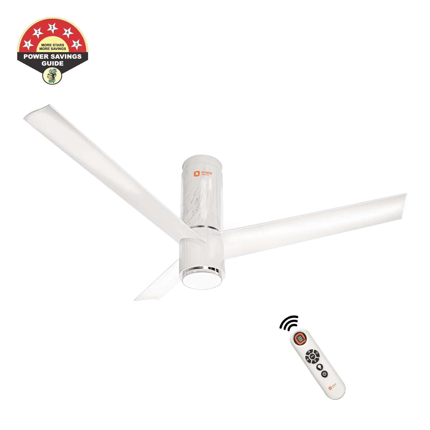 Aeroslim with IoT, Remote & 3CCT Underlight BLDC PRO Smart Ceiling Fan