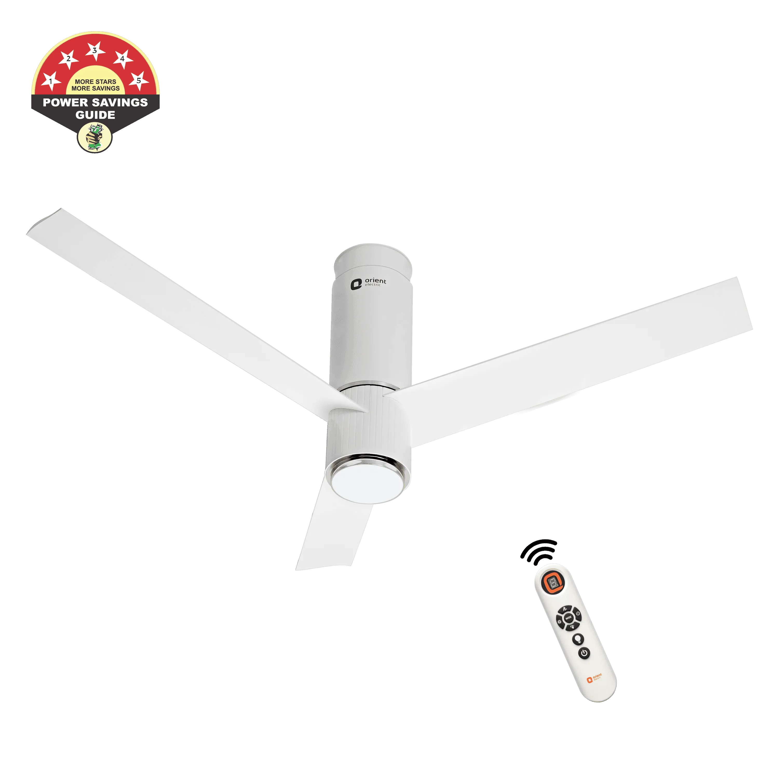 Aeroslim with IoT, Remote & 3CCT Underlight BLDC PRO Smart Ceiling Fan