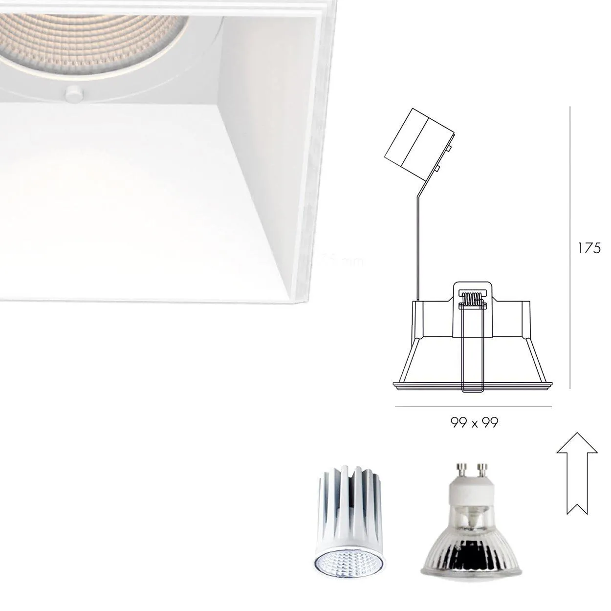 ANKUR DIECAST MR16 DOWNLIGHT CASING