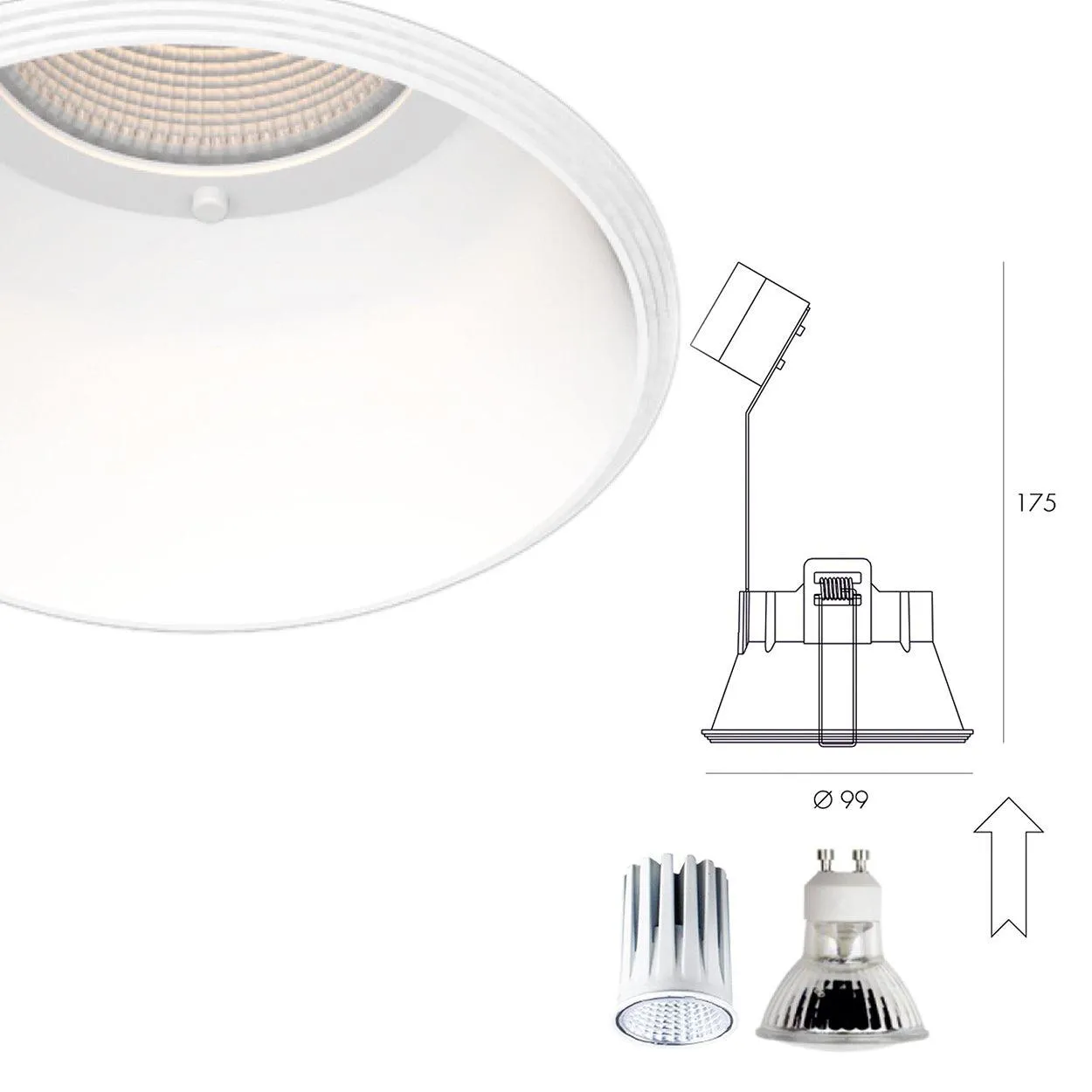 ANKUR DIECAST MR16 DOWNLIGHT CASING