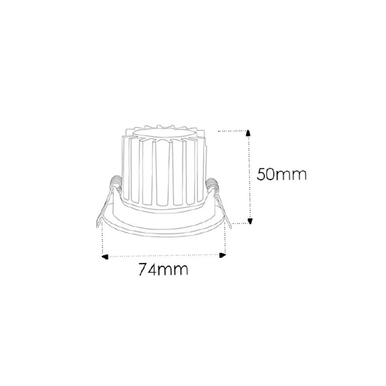 Ankur Lana Recessed 12W Adjustable LED Downlight