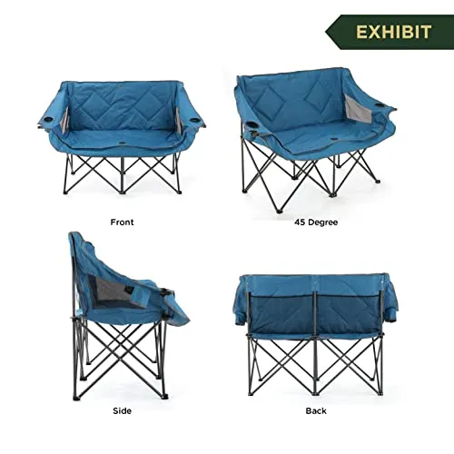 ARROWHEAD OUTDOOR Portable Folding Double Duo Camping Chair