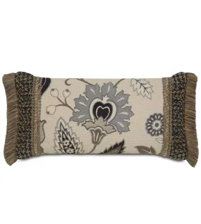 Astoria Lumbar Pillow Cover with Ruched Sides 11x21