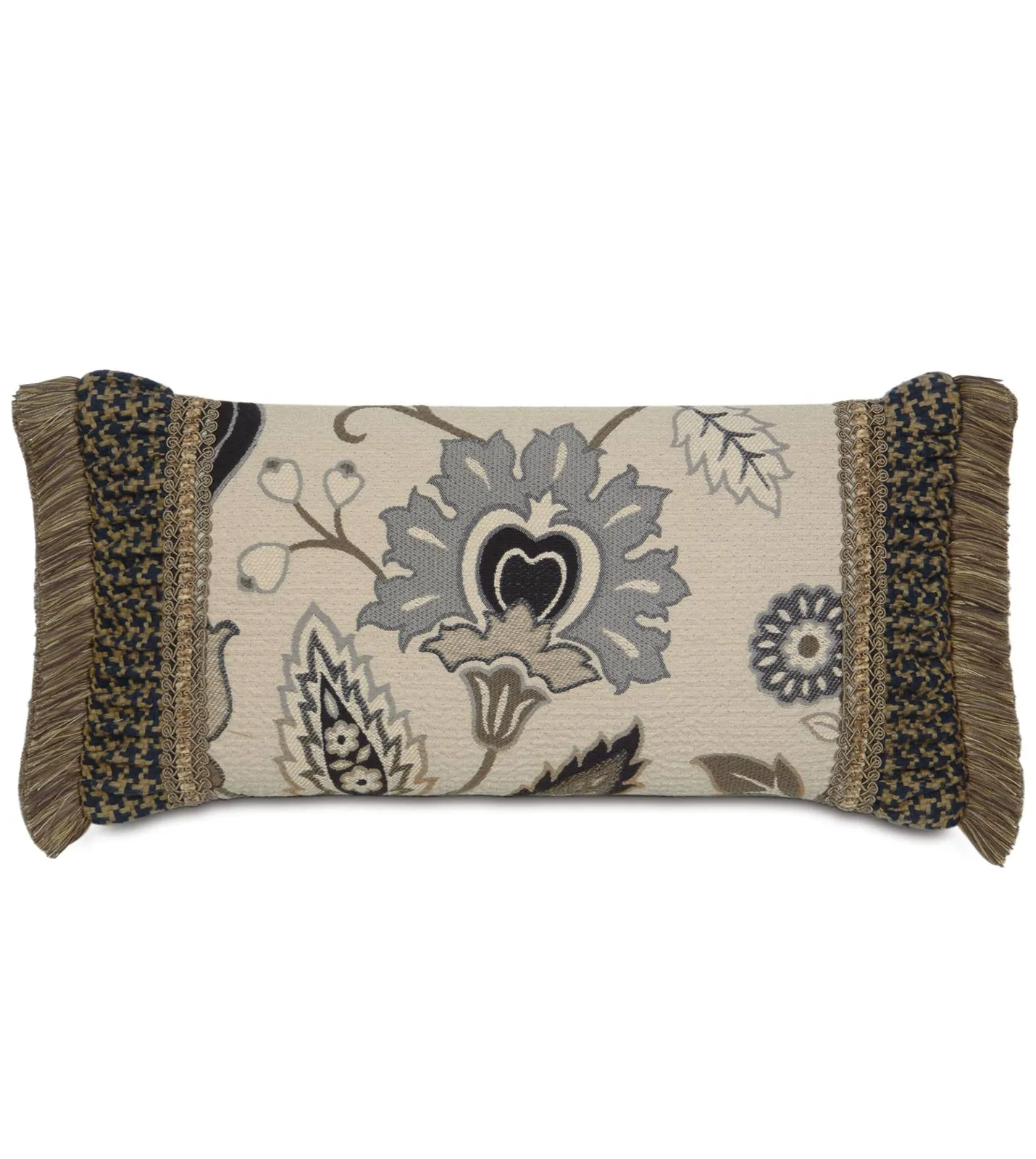 Astoria Lumbar Pillow Cover with Ruched Sides 11x21