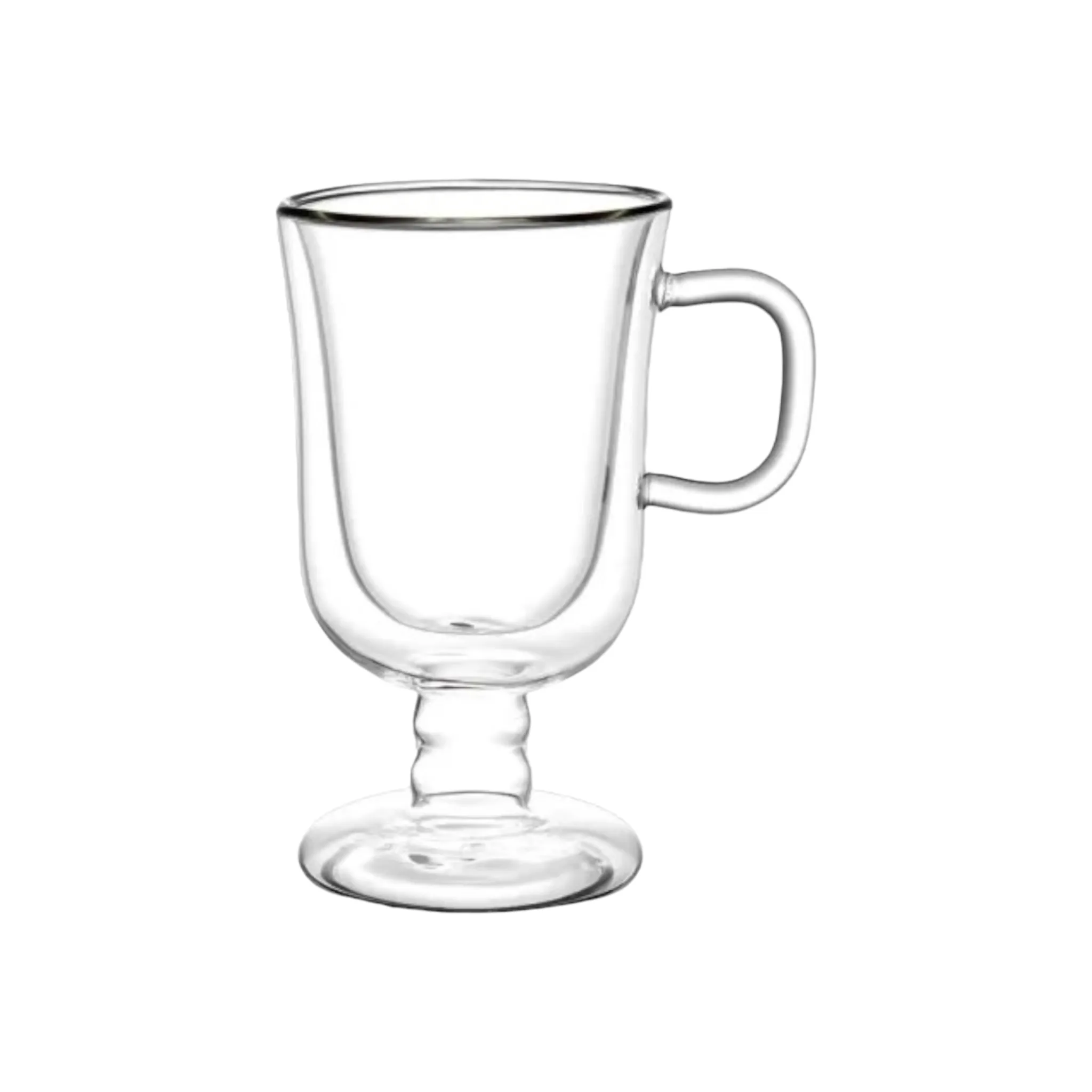 Barista Borosilicate Double Wall Irish Coffee Mug 260ml 2pc 10197