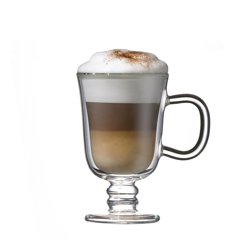 Barista Borosilicate Double Wall Irish Coffee Mug 260ml 2pc 10197