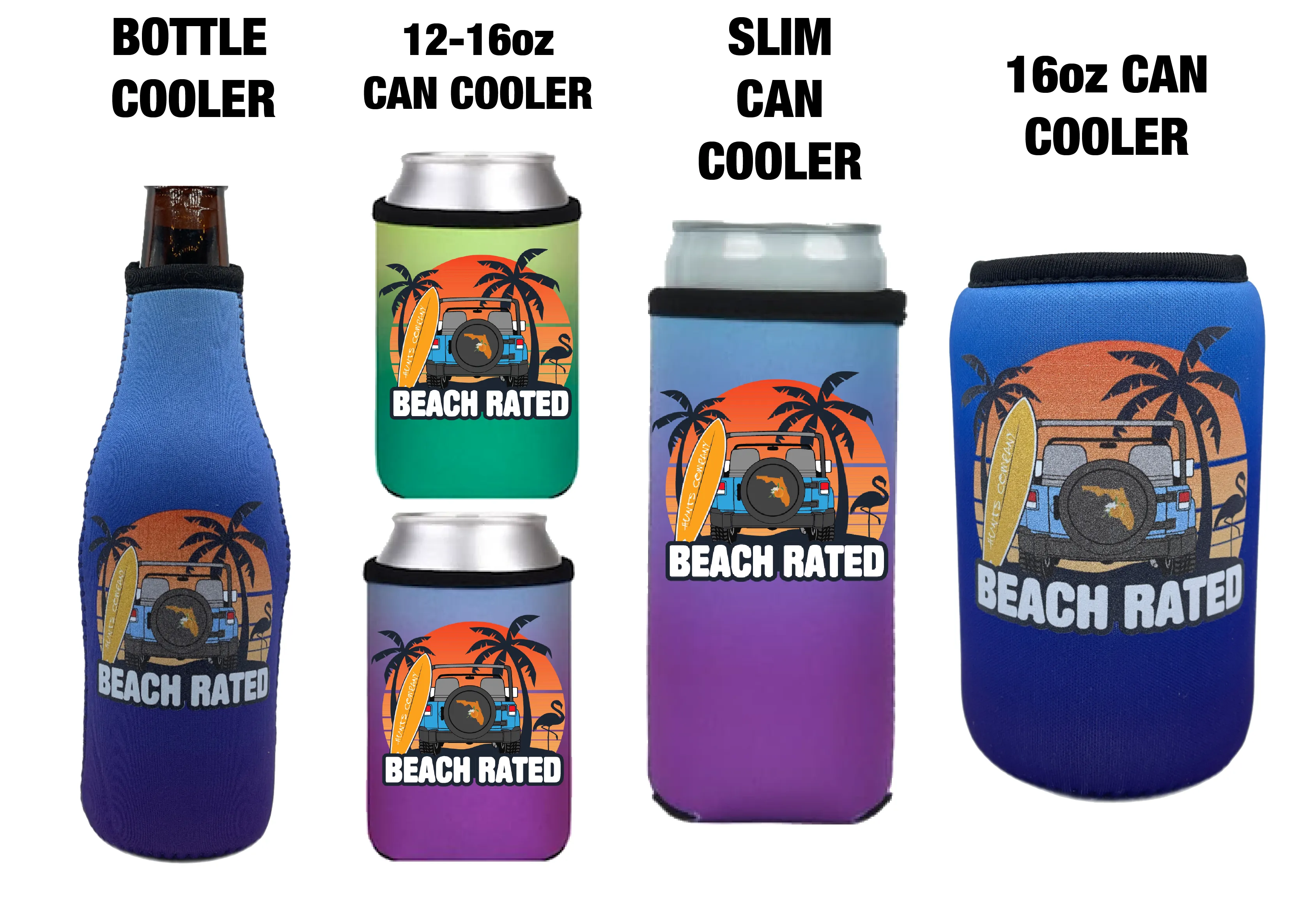 Beach Rated Koozies