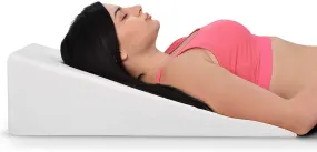 Bed Wedge Pillow With Memory Foam Top 75in - Ideal For Comfortable, Restful