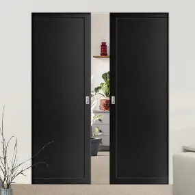 Bespoke Handmade Eco-Urban® Baltimore 1 Panel Double Absolute Evokit Pocket Door DD6301 - Colour Options