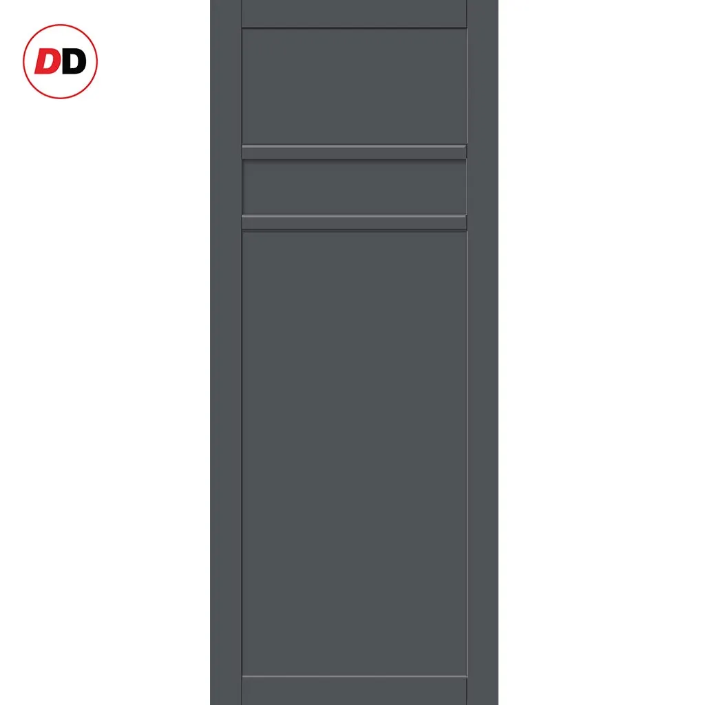 Bespoke Handmade Eco-Urban® Orkney 3 Panel Double Absolute Evokit Pocket Door DD6403 - Colour Options