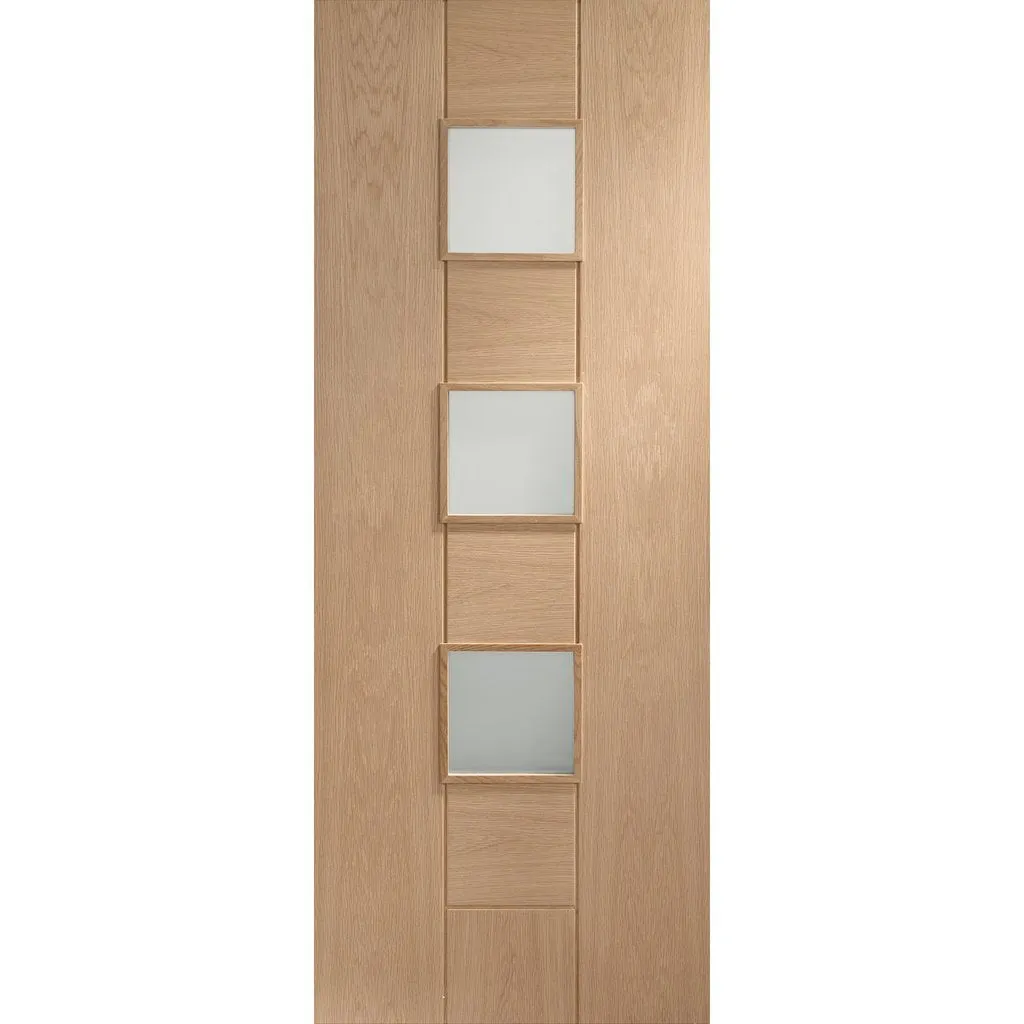 Bespoke Messina Oak Glazed 2 Door Maximal Wardrobe and Frame Kit