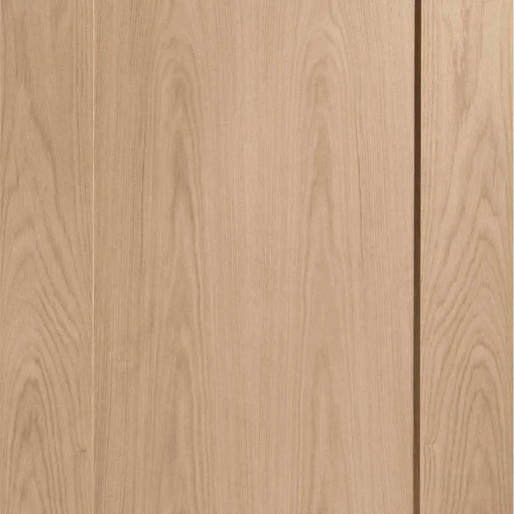 Bespoke P10 Oak 1 Panel 2 Door Maximal Wardrobe and Frame Kit - Prefinished