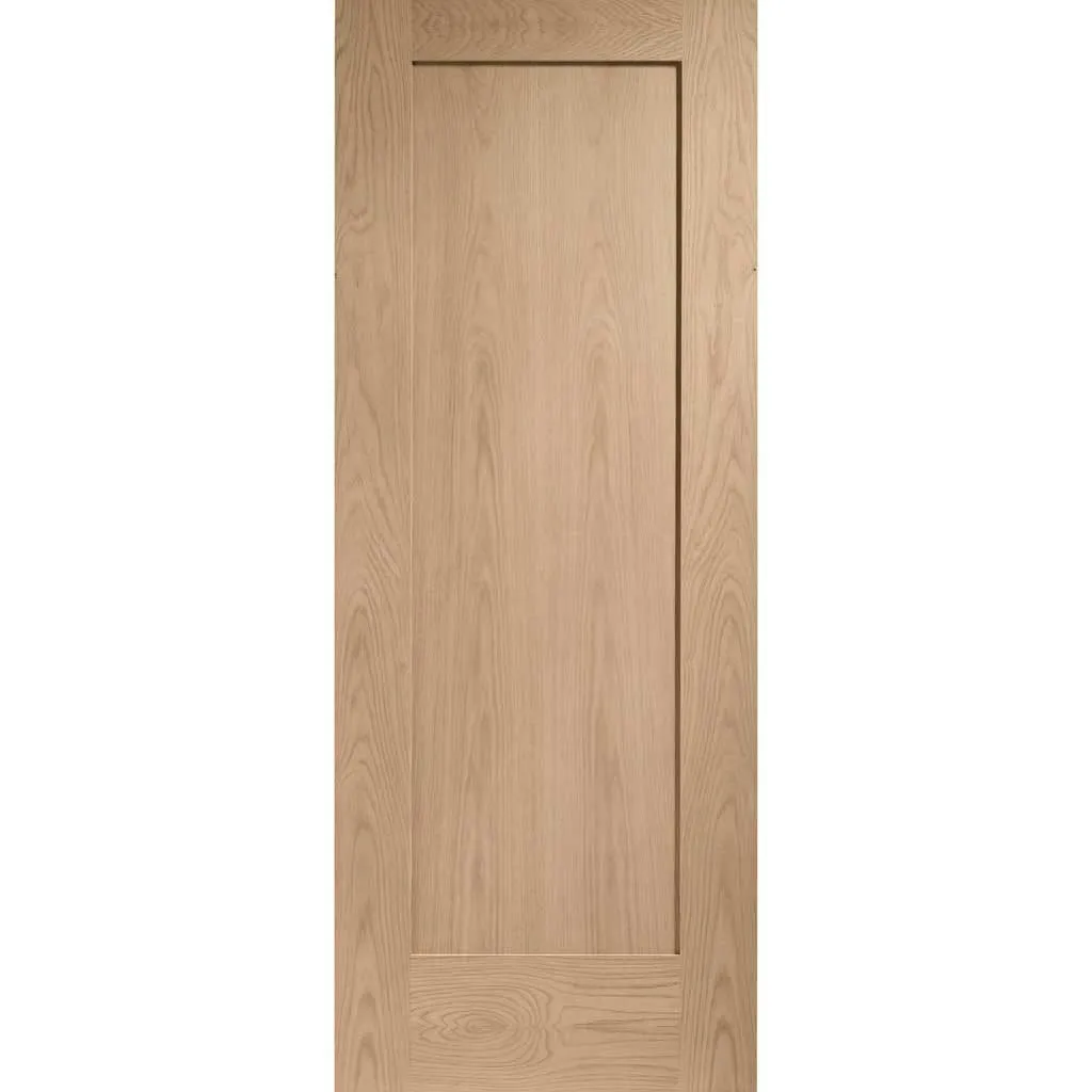 Bespoke P10 Oak 1 Panel 2 Door Maximal Wardrobe and Frame Kit - Prefinished