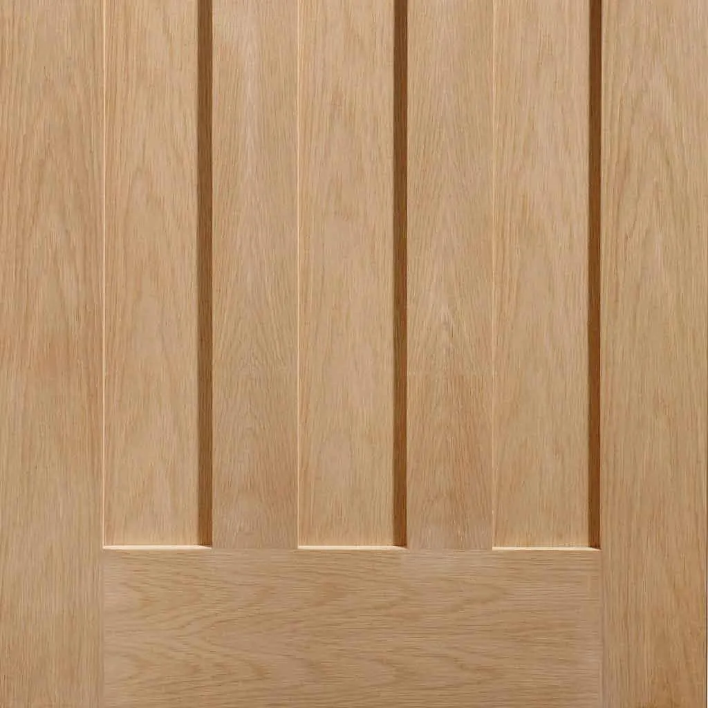 Bespoke Pass-Easi DX 1930's Oak Glazed - 4 Sliding Doors and Frame Kit - Prefinished