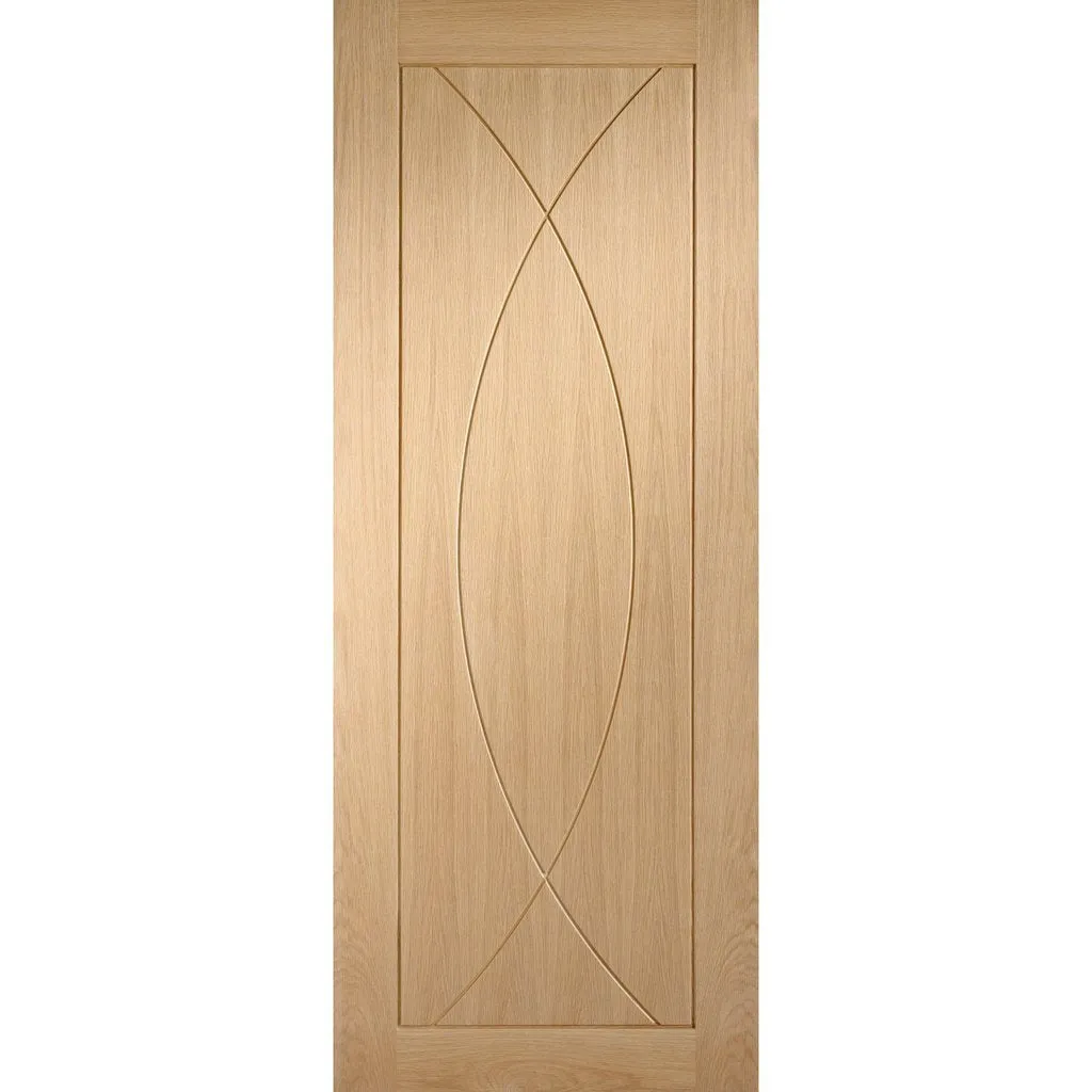 Bespoke Pass-Easi Pesaro Oak Flush - 2 Sliding Doors and Frame Kit - Prefinished