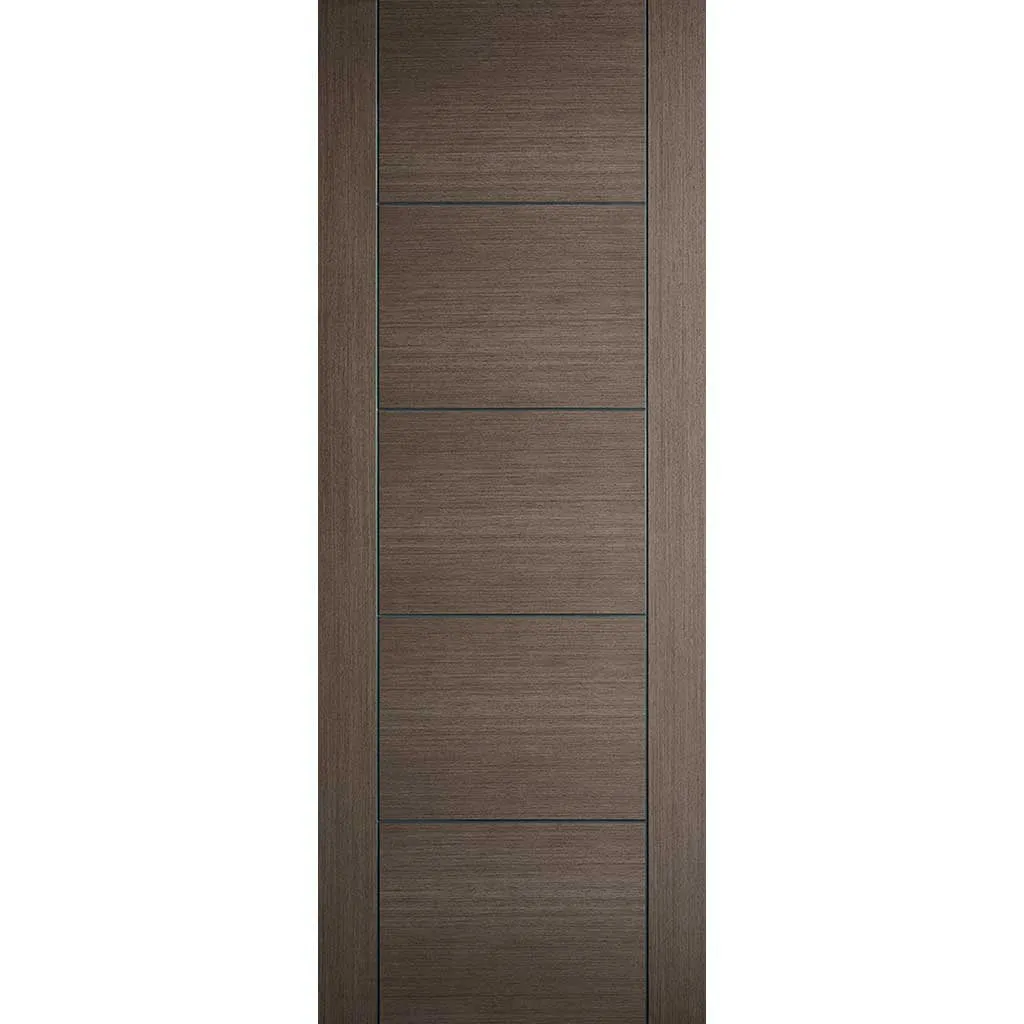 Bespoke Pass-Easi Vancouver Chocolate Grey Door - 4 Sliding Doors and Frame Kit - Prefinished