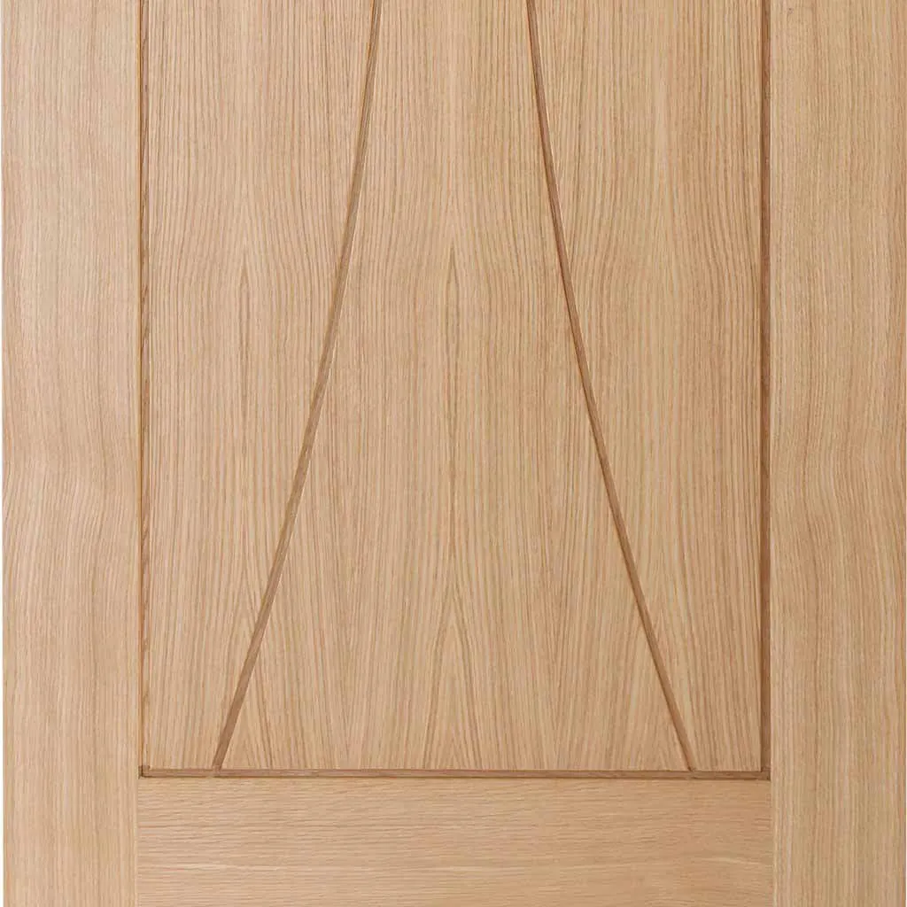 Bespoke Pass-Easi Verona Oak Flush - 2 Sliding Doors and Frame Kit